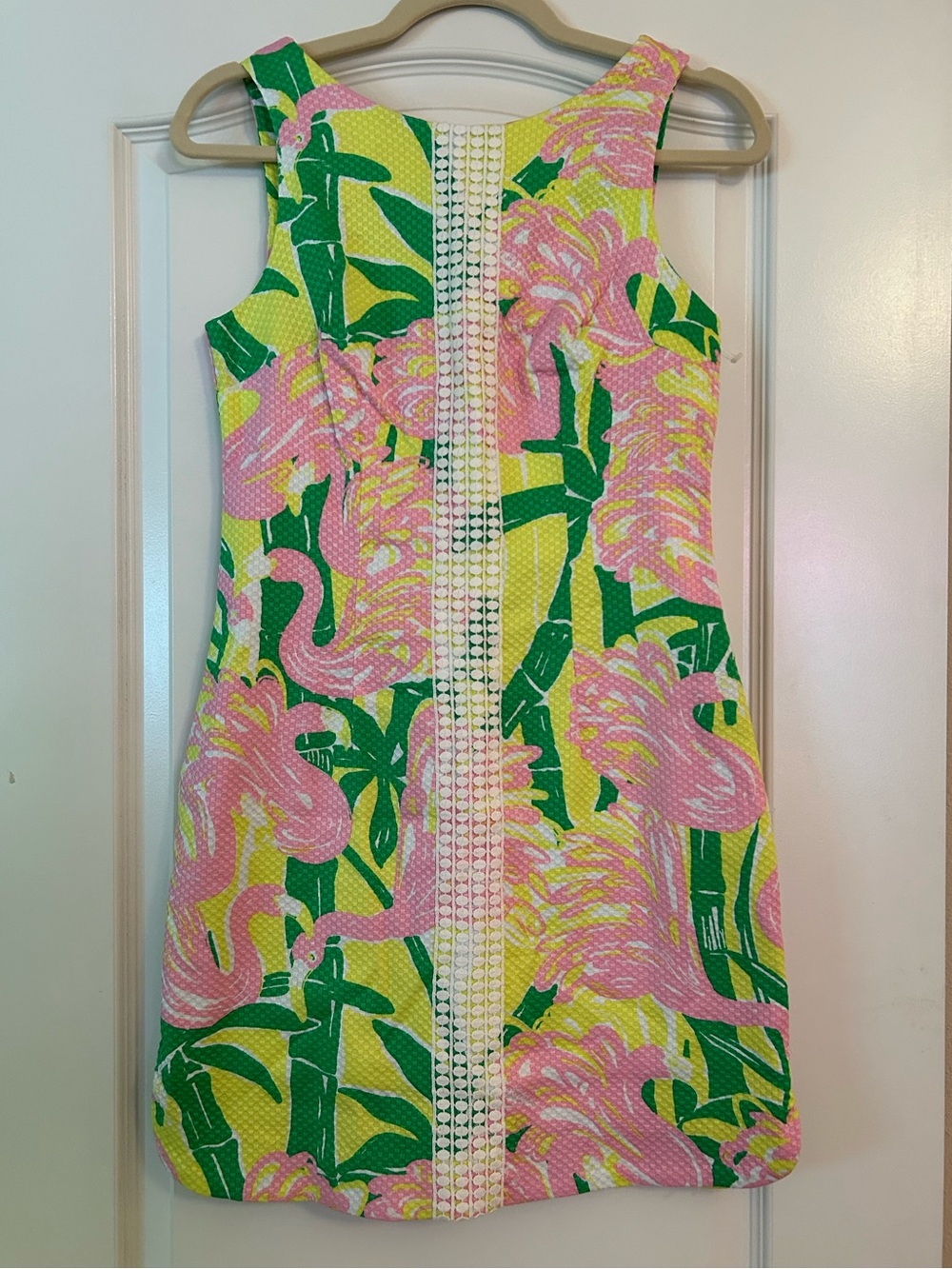 Lilly Pulitzer for Target 20th Anniversary Flamingo Fan Dance Shift Dress